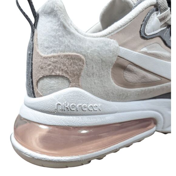 NIKE Air Max 270 React 'Plum Chalk' Running Shoes Size 8 - Picture 12 of 12